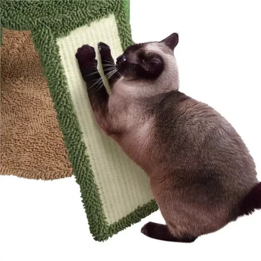 Deluxe 42″ Cactus-Themed Cat Tree with Sisal Scratching Posts & Cozy Condo - Image 8