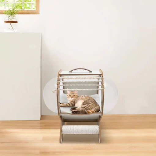 Modern Spaceship Pet Bed for Cats and Dogs - Image 3