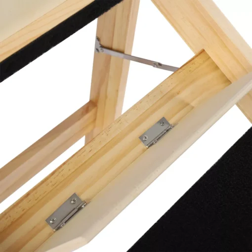 2-in-1 Foldable Wooden Pet Stairs & Ramp for Cats and Medium-Sized Dogs - Image 5