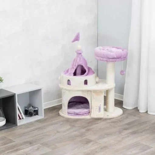 Deluxe Plush & Sisal Cat Tree House - Image 3