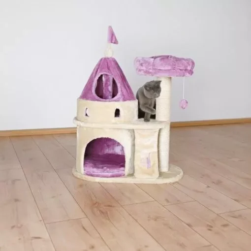 Deluxe Plush & Sisal Cat Tree House - Image 2