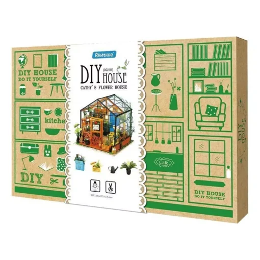 DIY Miniature Greenhouse Dollhouse Kit - Image 2