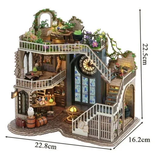 Enchanting Cathedral Miniature Dollhouse Kit - Image 7