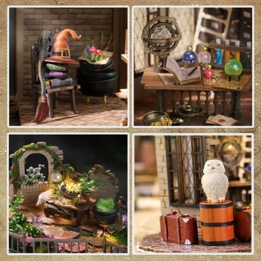 Enchanting Cathedral Miniature Dollhouse Kit - Image 6