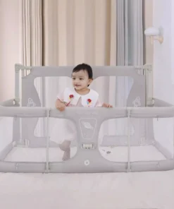 3-in-1 Convertible Baby-to-Toddler Bed with Safety Guardrail