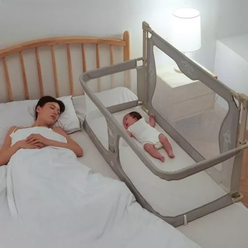 3-in-1 Convertible Baby-to-Toddler Bed with Safety Guardrail - Image 2