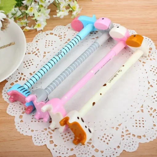Adorable Animal-Shaped Ballpoint Pens Set - Image 5