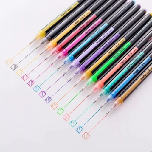 48-Color Gel Pen Set for Kids - Image 3