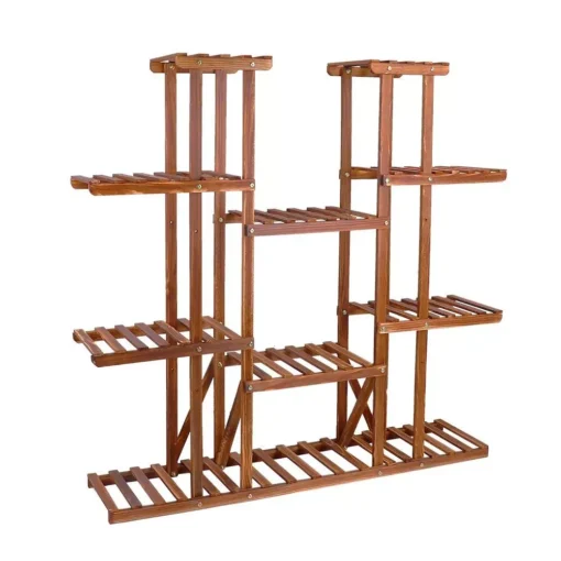 46in Wood Multi-Tier Plant Stand - Image 3