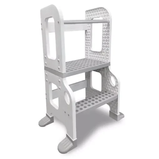 Kitchen Helper Stool for Toddlers 2-in-1 Safety Step Stool - Image 2