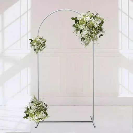 Elegant 2x1m Metal Wedding Arch - Image 2