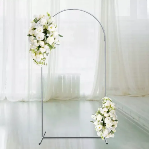 Elegant 2x1m Metal Wedding Arch - Image 3