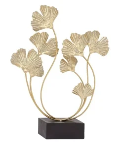 Gold Metal Leaf Sculpture