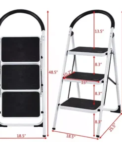 Heavy Duty 3-Step Ladder