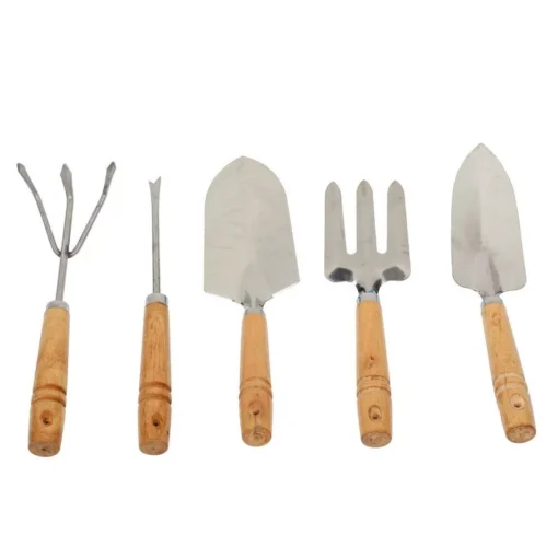7-Piece Multifunctional Garden Tool Set with Folding Seat & Storage Tote - Image 4