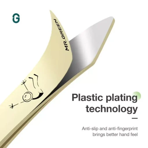 Precision Stainless Steel Eyebrow Tweezer for Fine Hair Removal - Image 6