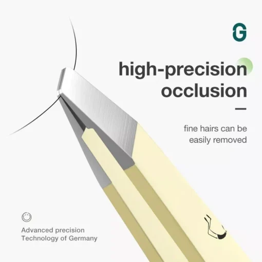 Precision Stainless Steel Eyebrow Tweezer for Fine Hair Removal - Image 4