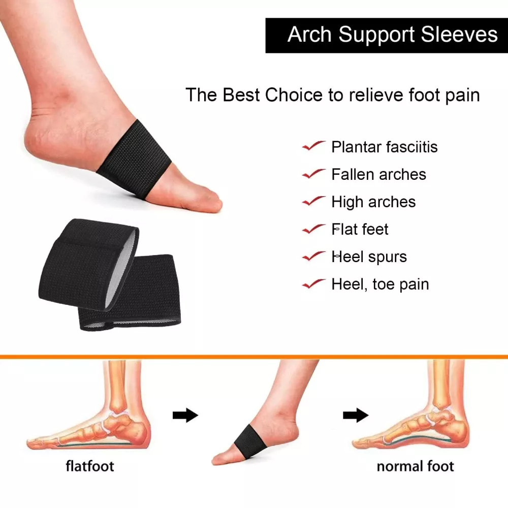 Copper Ion Compression Arch Sleeves