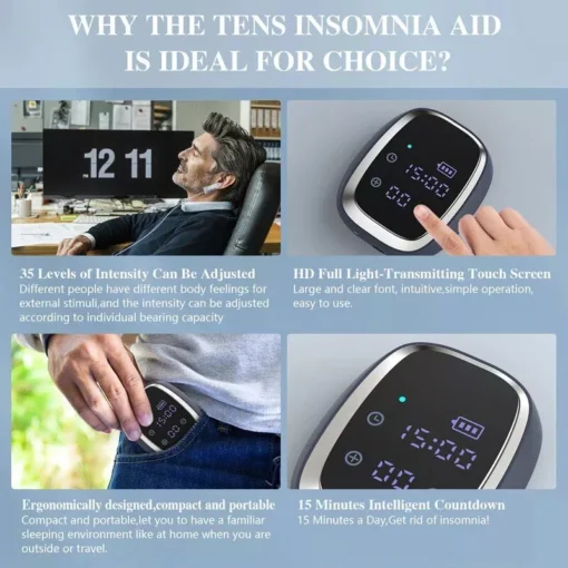 Revolutionary Sleep & Anxiety Relief CES Therapy Device - Image 6