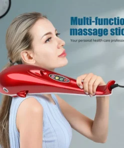 Electric Dolphin-Shaped Back and Body Massager with Infrared Vibration