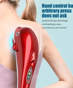 Electric Dolphin-Shaped Back and Body Massager with Infrared Vibration