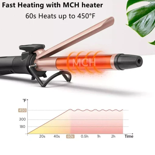 Professional Hair Curling Iron with LCD Display - Image 5