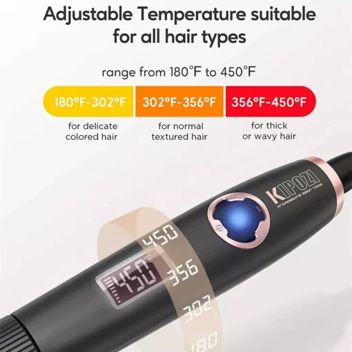 Professional Hair Curling Iron with LCD Display - Image 4