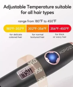 Adjustable Temperature Ceramic Hair Curler