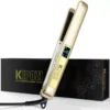 Professional Titanium Plate Flat Iron with LCD Digital Screen