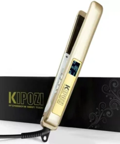 Professional Titanium Plate Flat Iron with LCD Digital Screen
