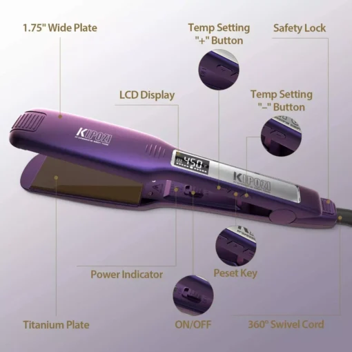 Professional Titanium Hair Straightener - Image 6