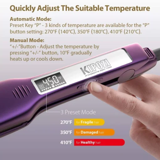 Professional Titanium Hair Straightener - Image 4