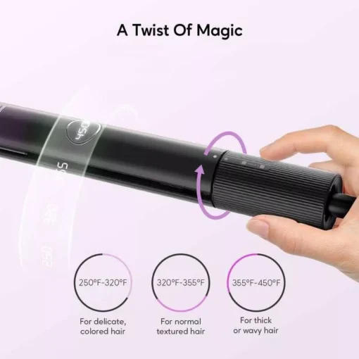 Luxury 2-in-1 Hair Straightener and Curling Iron with Nano Titanium Technology - Image 3