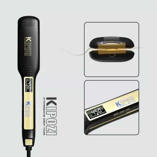Rose Gold Luxury Hair Straightener & Curler - Image 5