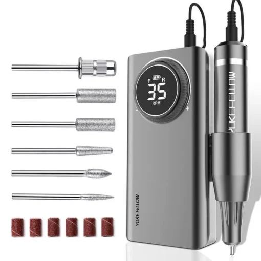 High-Speed Professional Nail Drill Machine with LED Display