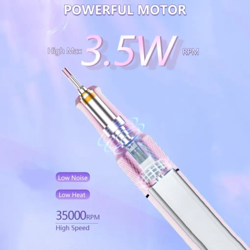 Rechargeable Nail Drill Manicure Machine - Image 4