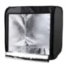 Portable LED Photography Light Box Studio with Adjustable Brightness and 4 Color Backdrops