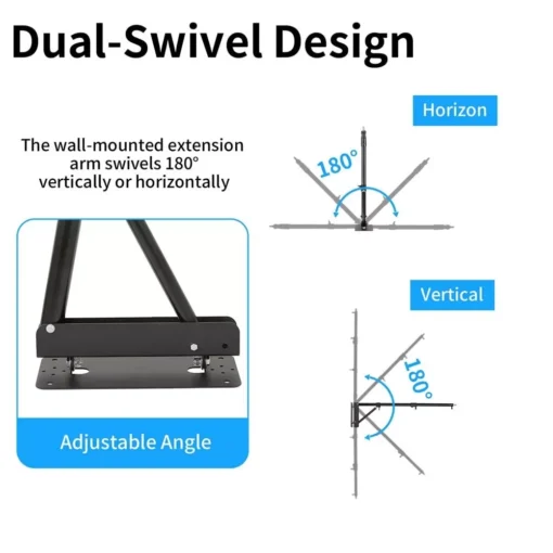 Versatile Wall Mount Boom Arm for Photography Studio - Image 4
