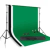 Adjustable Multi-Purpose Photography Background Stand Kit with Chroma Key Screen