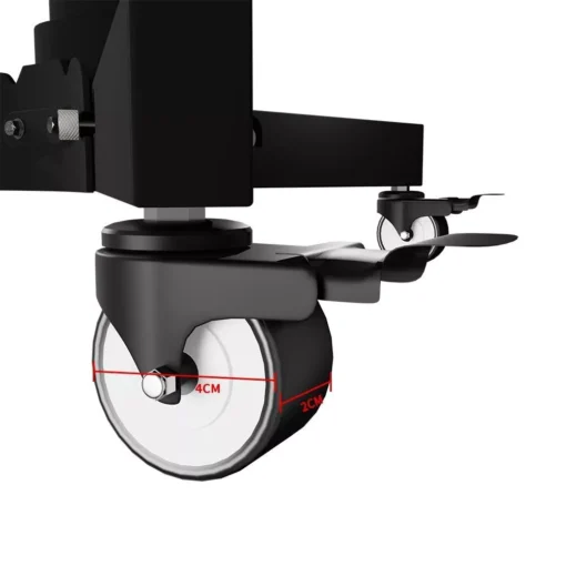 Multi-Purpose Photography Floor Light Stand with Casters and Adjustable Height - Image 7