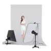 Multi-Purpose Photography Floor Light Stand with Casters and Adjustable Height