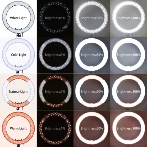 18 Inch LED Ring Light Photography Lamp - Image 4