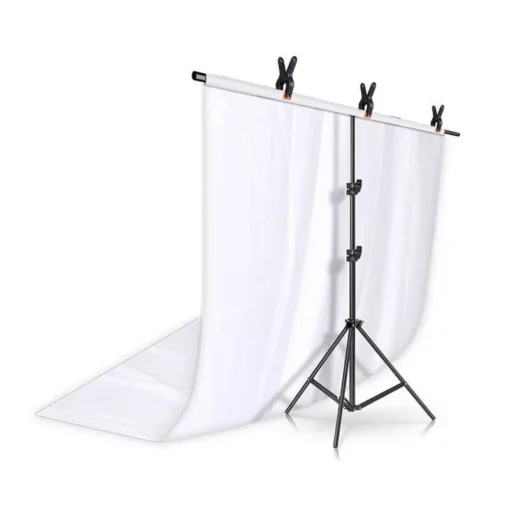 T-Shape Tripod Stand Background Backdrop Kit – Professional Photo Studio Set