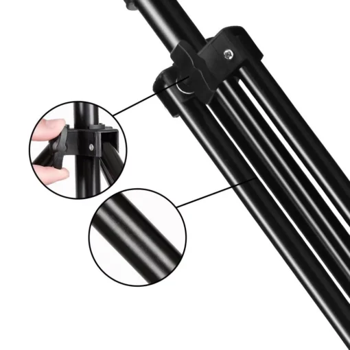 T-Shape Tripod Stand Background Backdrop Kit – Professional Photo Studio Set - Image 3