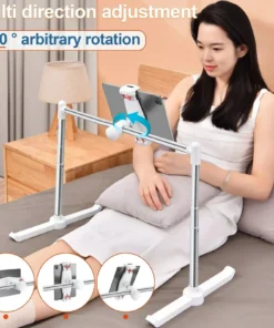 Adjustable Multi-Device Stand: Universal Phone & Tablet Clip Holder