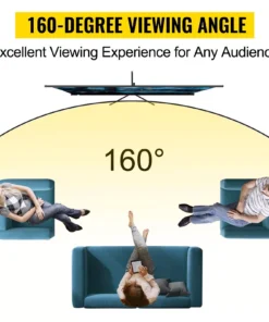 Portable Tripod Projector Screen 60-100 Inch