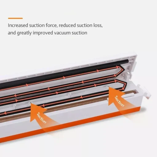 Compact Household Vacuum Sealer with 10 Storage Bags for Fresh Food Preservation - Image 6