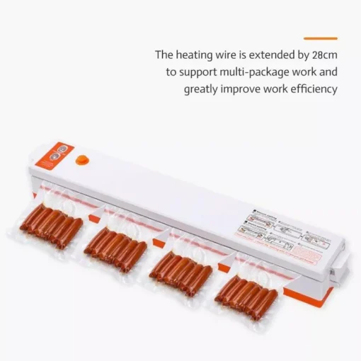 Compact Household Vacuum Sealer with 10 Storage Bags for Fresh Food Preservation - Image 5