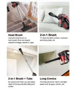 Powerful 18Kpa Suction Stick Vacuum Cleaner