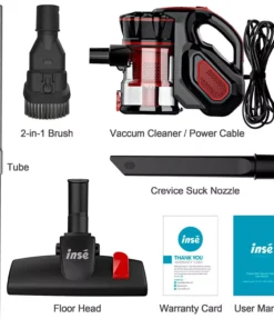 Powerful 18Kpa Suction Stick Vacuum Cleaner